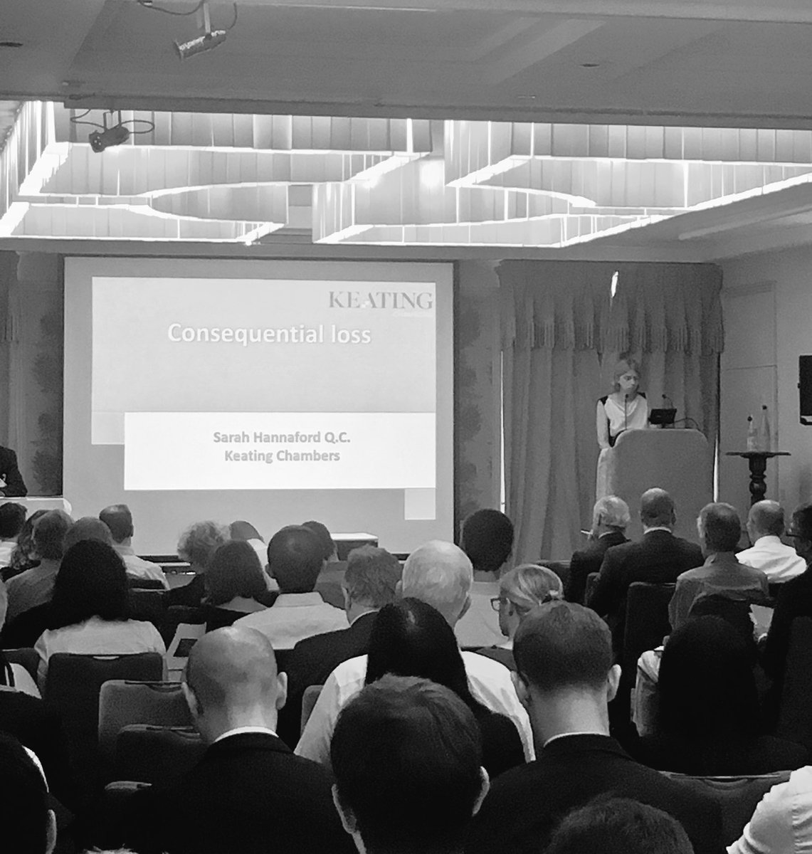 White_Paper_Co's tweet photo. Sarah Hannaford QC of @keatingchambers 'There is criticism of the courts interpretation of #ConsequentialLoss' #wpconstruction https://t.co/zE2g48o3BL