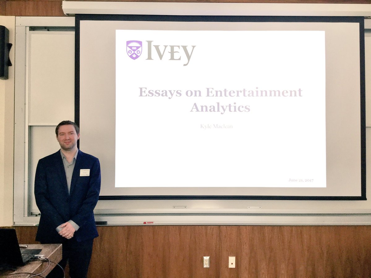 IveyPhD's tweet photo. Congrats to our PhD candidate Kyle Maclean for successfully completing his thesis defense @iveybusiness #phdlife #thesis #ManagementScience https://t.co/2rpXdkZb2z