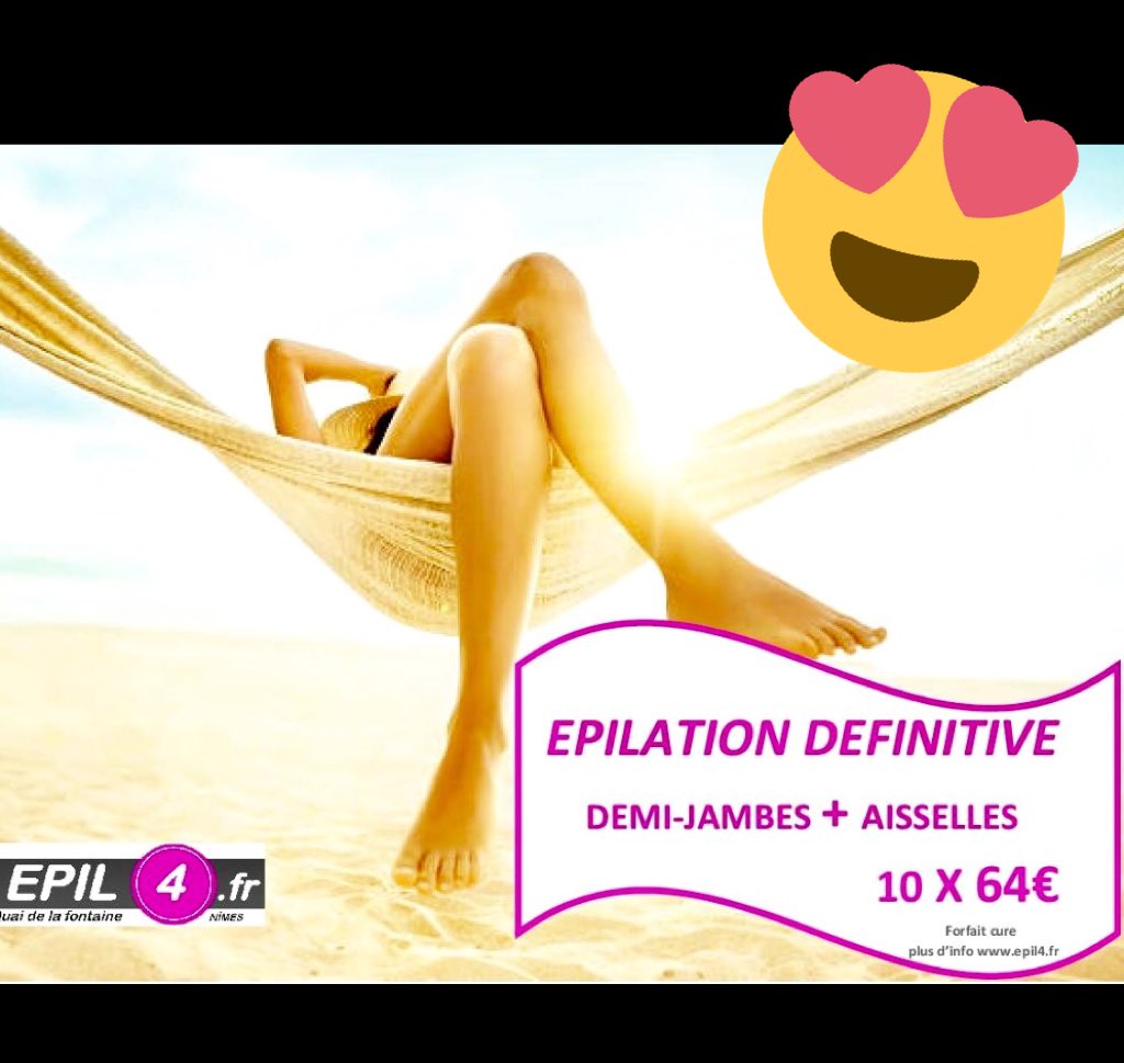 DCNimes's tweet image. EPIL4 Spécialiste de l'épilation définitive à NÎMES epil4.fr