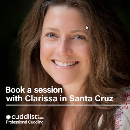 CuddlistSupport's tweet image. Meet Clarissa, a newly certified Cuddlist in Santa Cruz, CA! Find her to schedule a cuddle session here: cuddlist.com/clarissa/