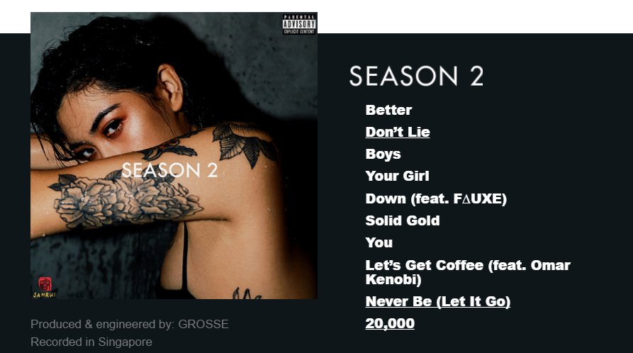 monicatong28's tweet photo. Singapore R&B Artiste release new album. #SamRui #Season2 #Singaporean #R&B #ultrasingapore
https://t.co/kUaf5SoK91 https://t.co/9MpOskskYH