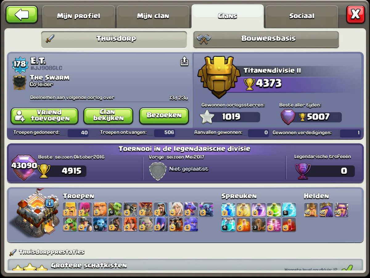 Congrats to THE SWARM for getting clan banned and perma banned from the Corrupt War League <a href="/ClashofClans/">Clash of Clans</a> <a href="/The_SwarmHQ/">The Swarm</a>