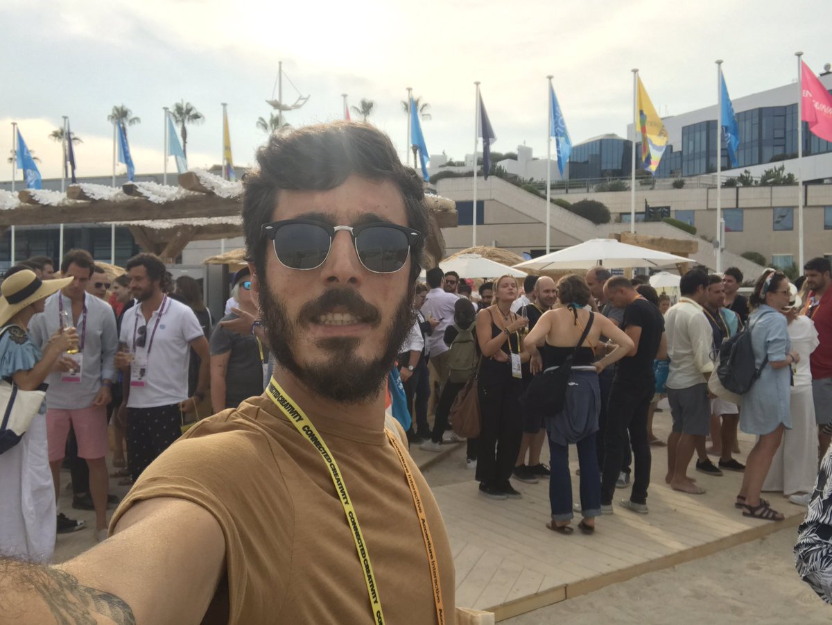 At the connections beach o/ @UKCannesLions #platformforaction