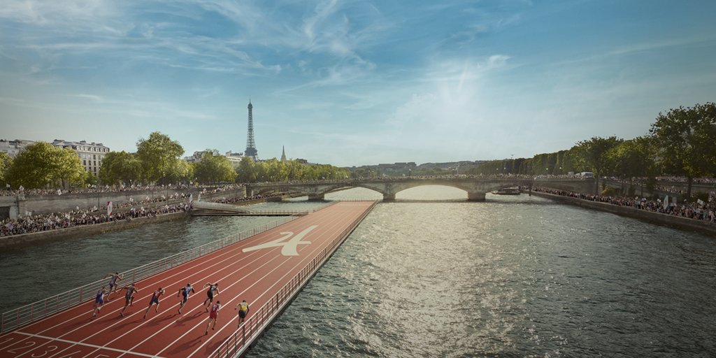 Paris2024's tweet photo. Tomorrow is #OlympicDay | We will turn our city into #ParisParcOlympique for two days of celebration - #Paris is #ReadyFor24 #Paris2024 https://t.co/mfiOCRaK73