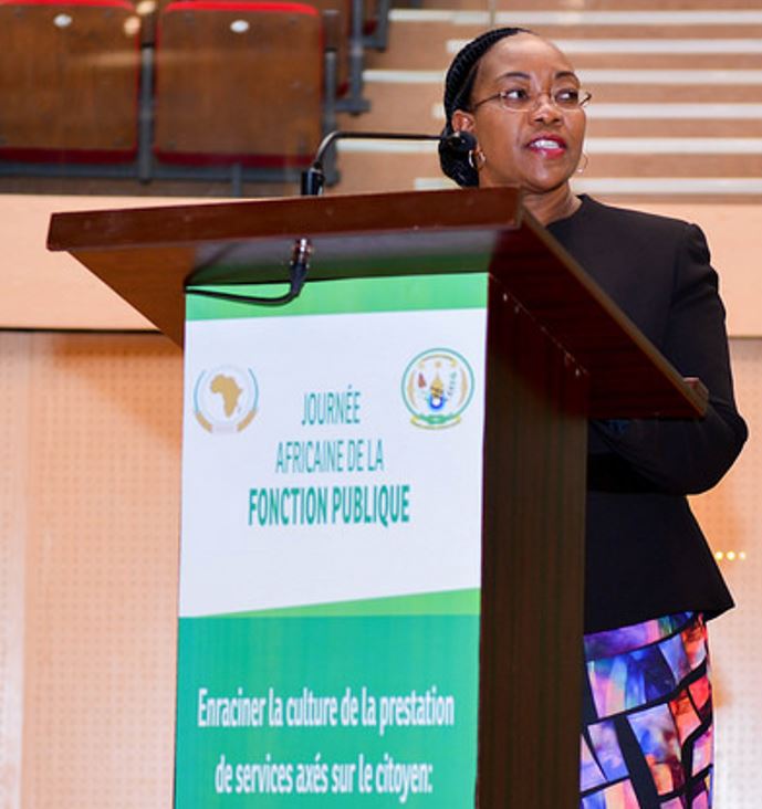 Convos4Action's tweet photo. AU commemorates Africa Public Service Day in Kigali with presence of @AmbSamate &amp; Rwandan Prime Minister #DGTrends https://t.co/w7RDsW4OXK