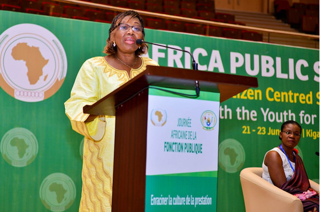 Convos4Action's tweet photo. AU commemorates Africa Public Service Day in Kigali with presence of @AmbSamate &amp; Rwandan Prime Minister #DGTrends https://t.co/w7RDsW4OXK