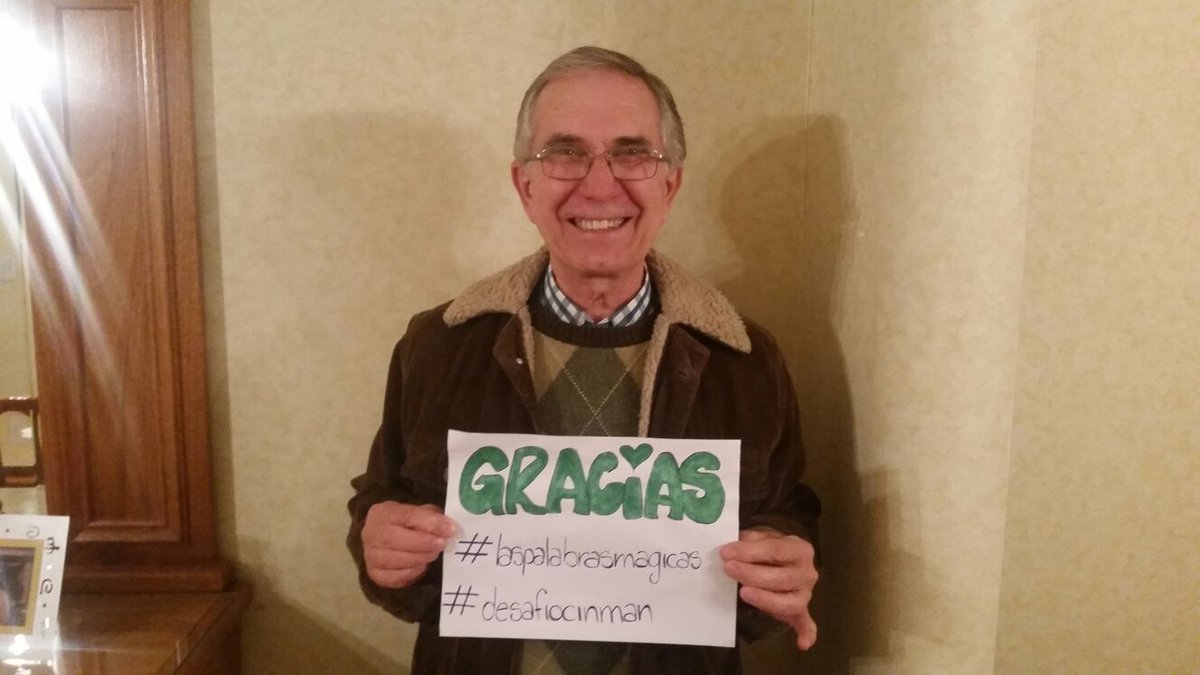 Un #Gracias de todo corazón vale oro. Agradezcamos a todas las personas que nos rodean. #LasPalabrasMagicas #desafiocinman