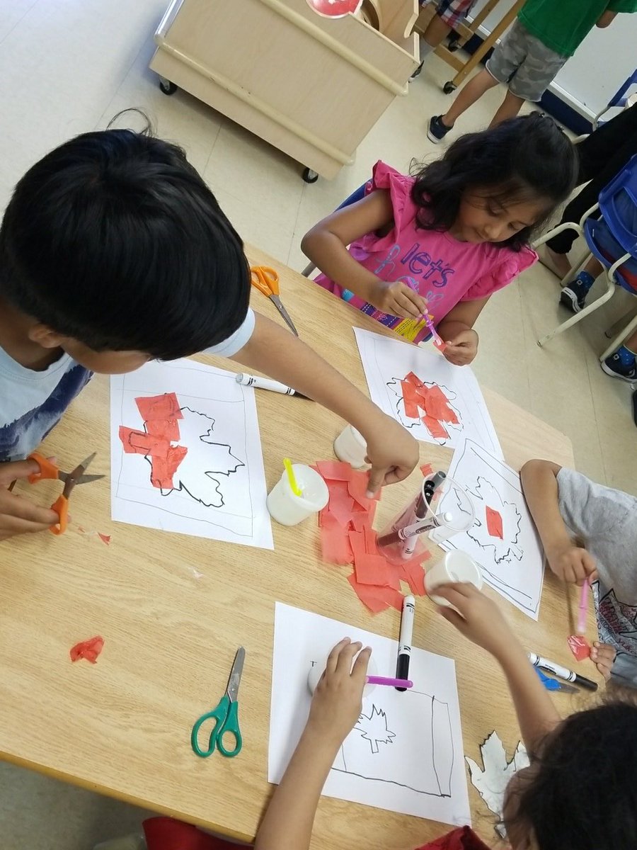 Kinder103_104's tweet photo. Working on our Canadian Flags for Canada's 150th! 🇨🇦🇨🇦 @1GreatLakes2013 #ohcanada #canadas150th #canadianflag #july1st #fdk https://t.co/1atHo9u59C