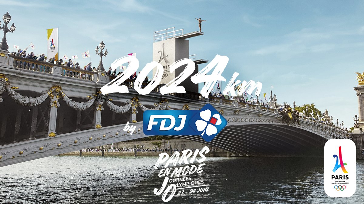 FDJ UNITED (@fdj_united) on Twitter photo RDV à 20h sur le pont Alexandre III pour participer avec les runners au final du #2024kmbyFDJ et #JouerLeJeu pour <a href="/Paris2024/">Paris 2024</a> ! RDV à 20h sur le pont Alexandre III pour participer avec les runners au final du #2024kmbyFDJ et #JouerLeJeu pour <a href="/Paris2024/">Paris 2024</a> !