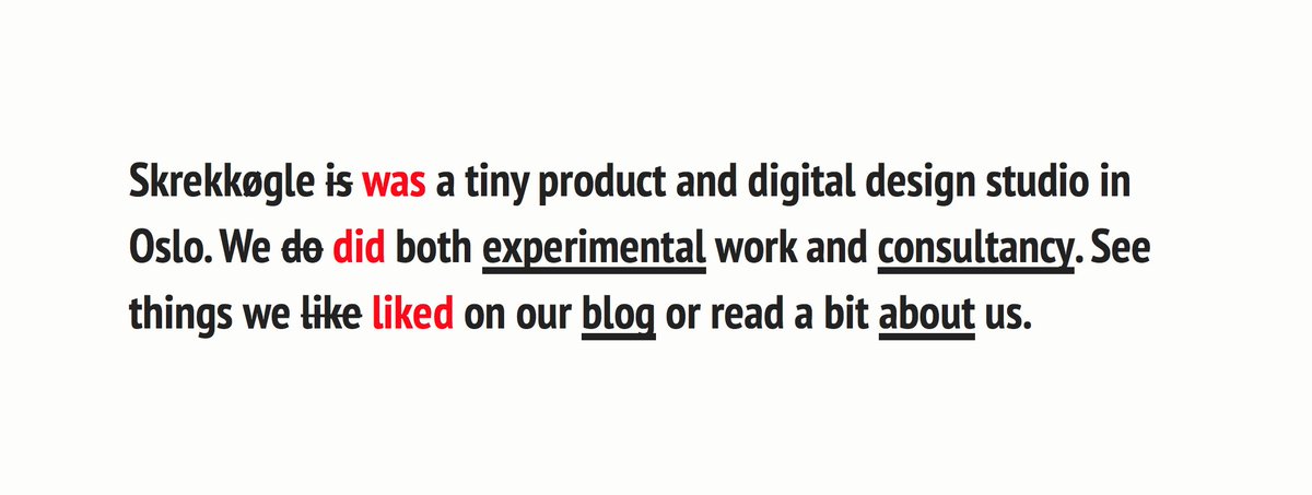 depressing site update