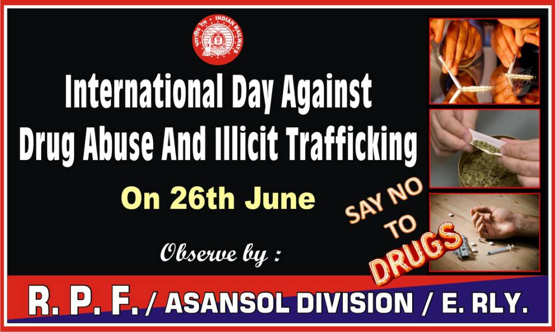anjhaa's tweet photo. 26th June International #DayAgainstDrug Abuse & Illicit Trafficking, workshop by Railway Protection Force. Honour Life-No to Drugs @UNODC https://t.co/usFCIewvGP