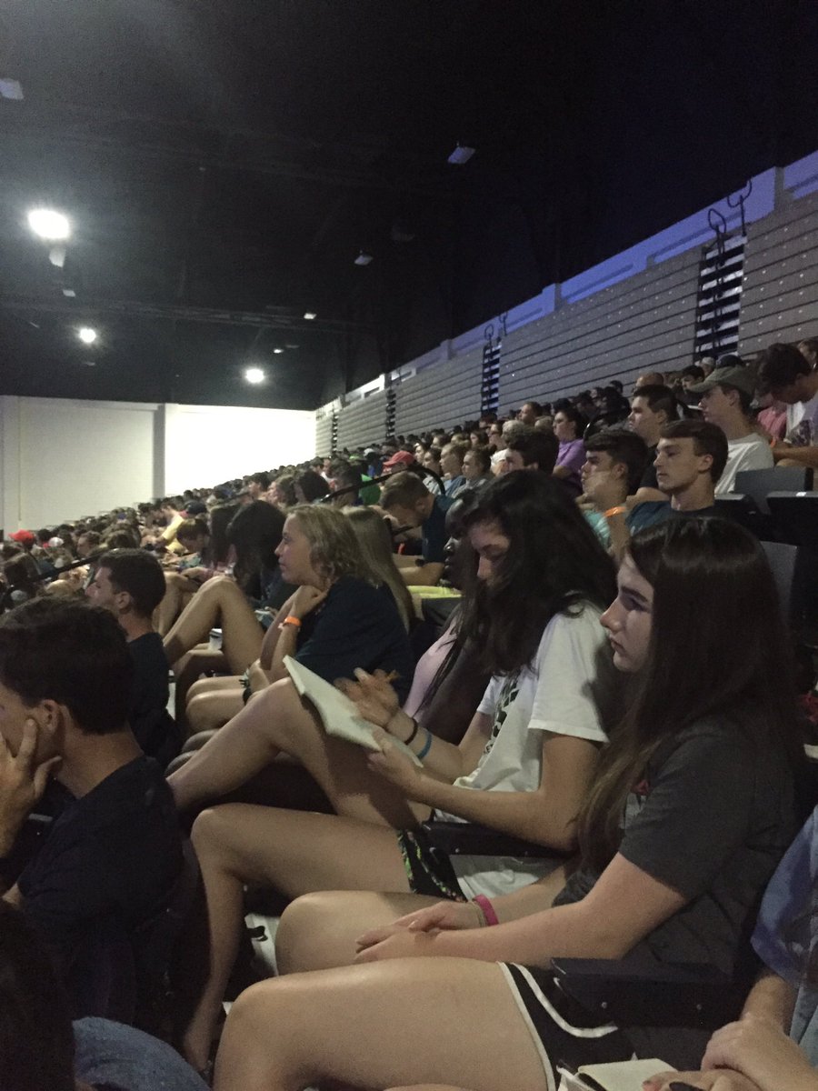 WattyStudents's tweet photo. Session 6! 9th grade girls are awake and ready! https://t.co/xntTcoPIP1