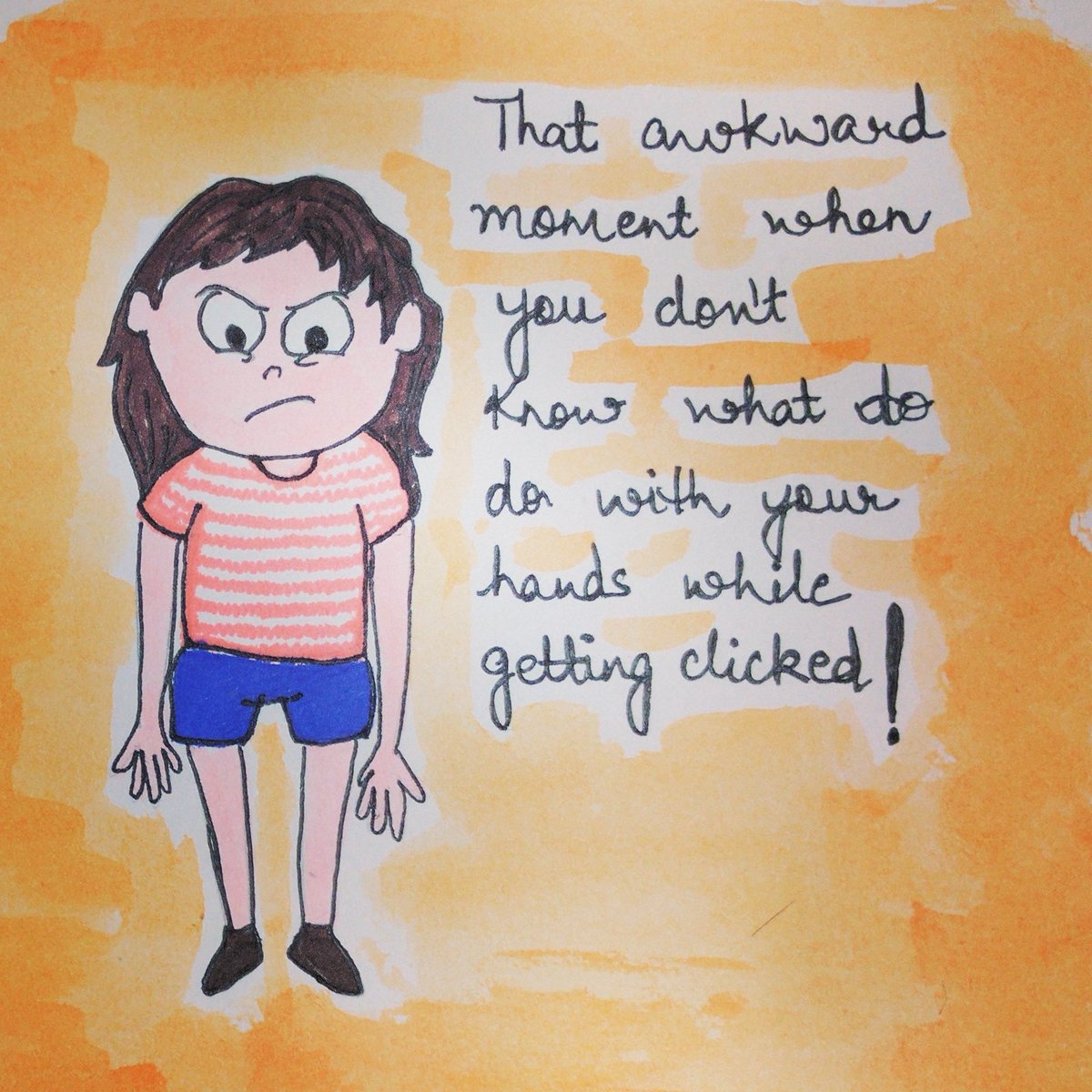 Notes_Pencil's tweet image. I dunno what to do with my hands 🤔😏🤐 #awkward #doodle #ThursdayThoughts