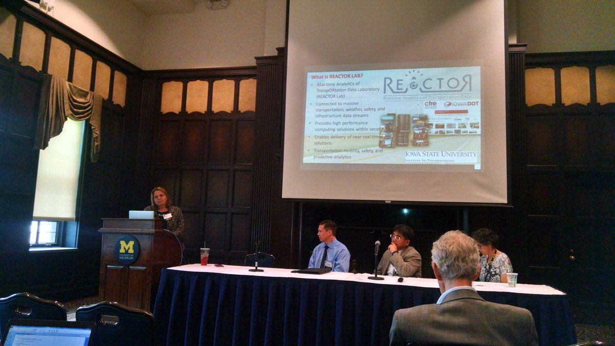 ezeitler's tweet photo. Shauna Hallmark @IowaStateU studies #Transportation #BigData w/ @iowadot, enhances #shrp2 naturalistic driving study from @NASEMTRB #bdhubs https://t.co/ICovlQ3Dcf