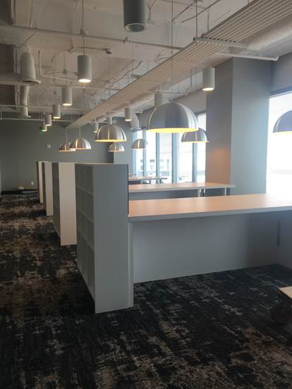LexmarkHosp's tweet photo. Spotted! An #extraordinary #LexmarkHospitality installation in the gorgeous #Atlanta office of #HBADesign! #custom #hospitality #carpet. https://t.co/YrQL0i5tHS