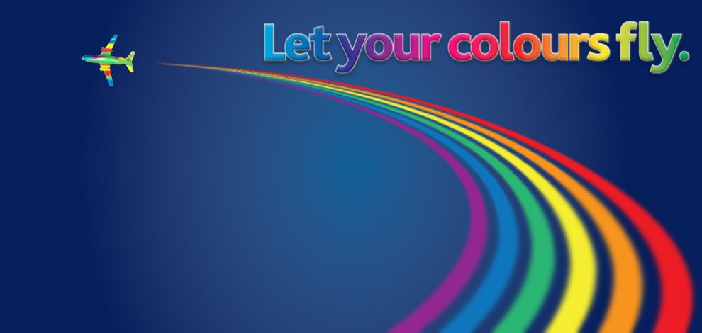 Let your colours fly.