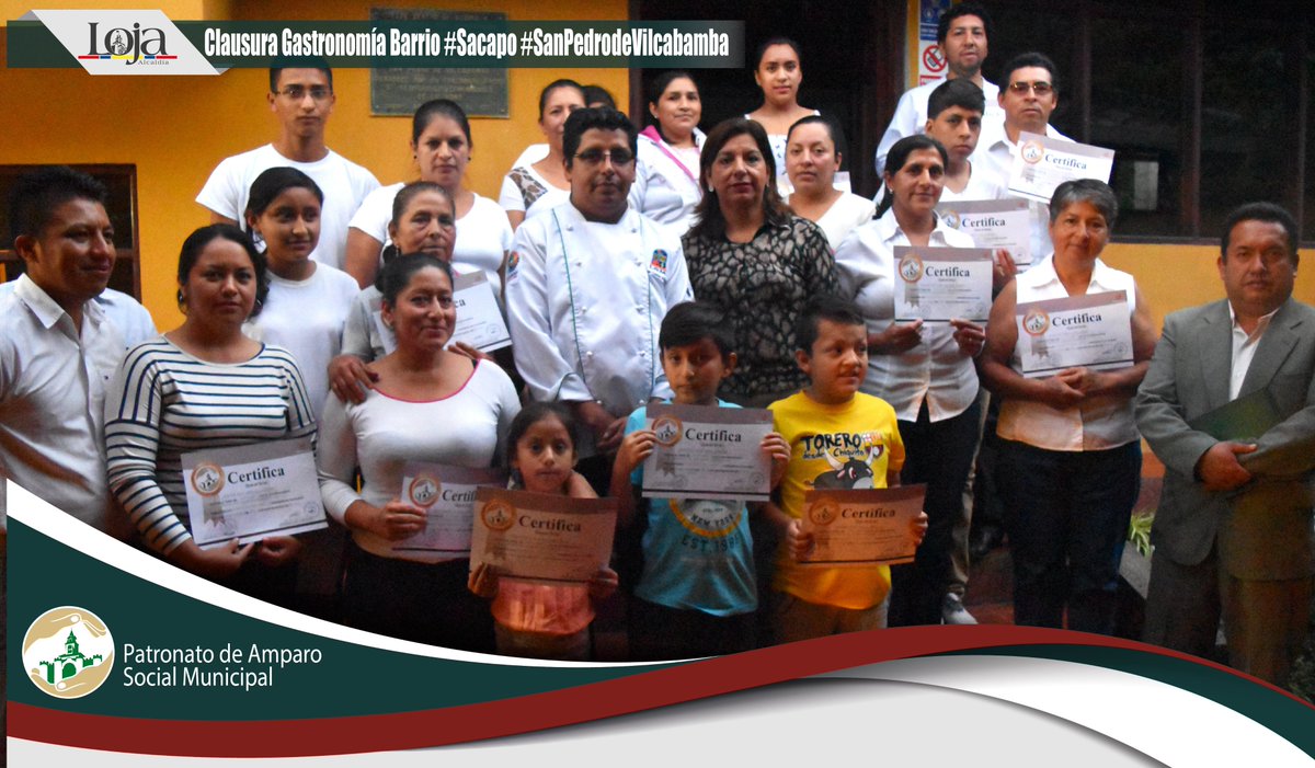 casmuloja's tweet photo. #Loja Moradores del barrio #Sacapo parroquia #SanPedrodeVilcabamba se instruyeron en gastronomía, proyecto #MujeresyDesarrolloLocal. https://t.co/fxNV3Ne282