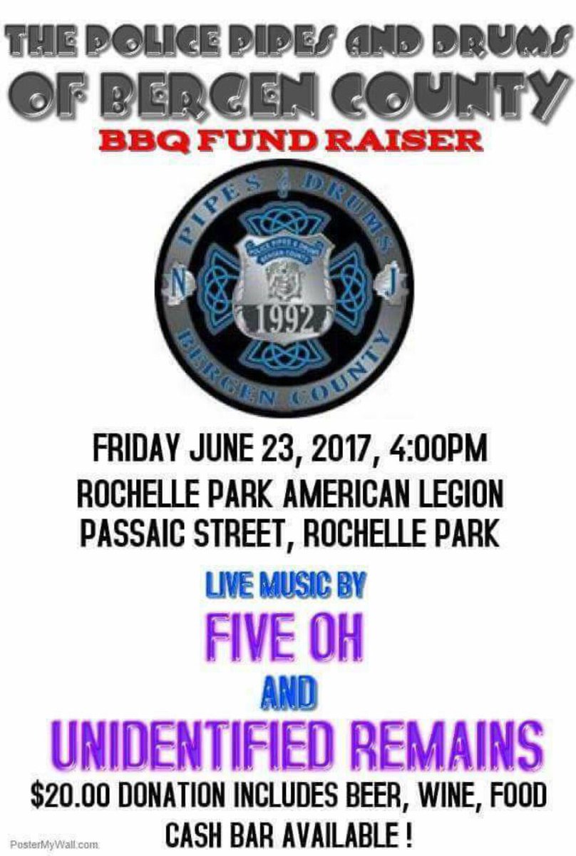 EVENT: Fri 23 June ~ Bergen, NJ Police Pipes &amp; Drums Fundraiser #bagpipes #pipeband More info/tickets: whiskyandtartan.com/events