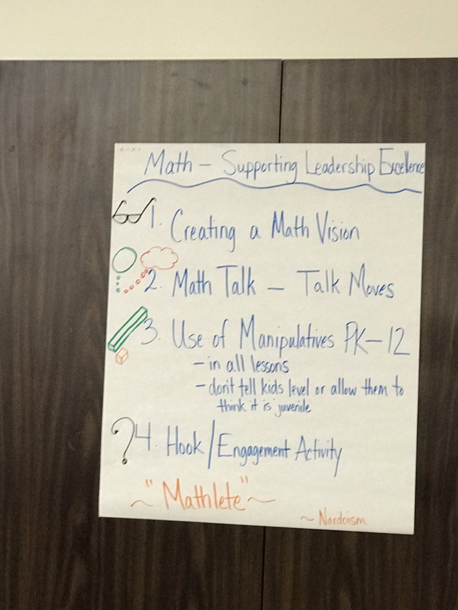 Great discussion about how to support teachers around Math Instruction@jessejpratt