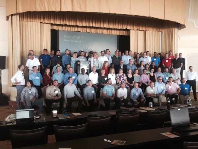 1,225 years of experience.  Together, we're changing the shape of logistics.  #EmployeeKickoff2017