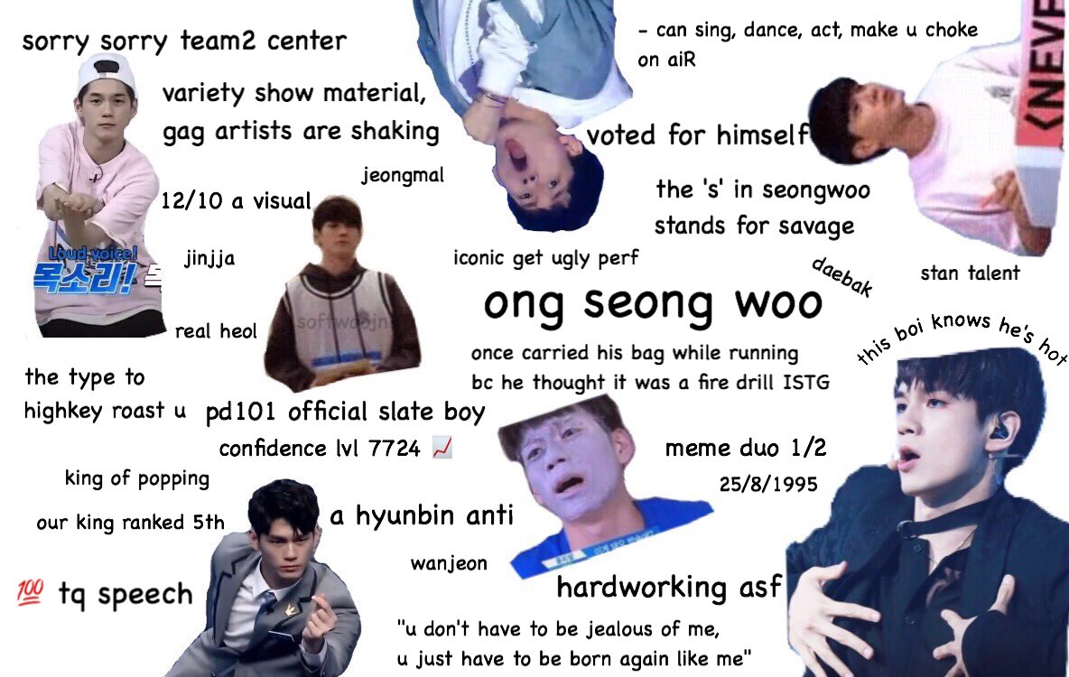 Y On Twitter Get To Know Wanna One Members A Meme Thread Lmao