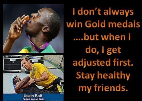 paradigm_chiro's tweet photo. Even @usainbolt gets adjusted! #Chiropractic #Athlete #Performance #OptimalWellness #InjuryPrevention #FeelYourBest https://t.co/DqJQIQPrIB