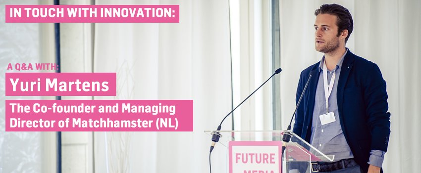 Interview w/Yuri Martens of <a href="/Matchhamster/">Matchhamster</a> about helping news publishers get insight into their customers. futuremedialab.org/blog/in-touch-…