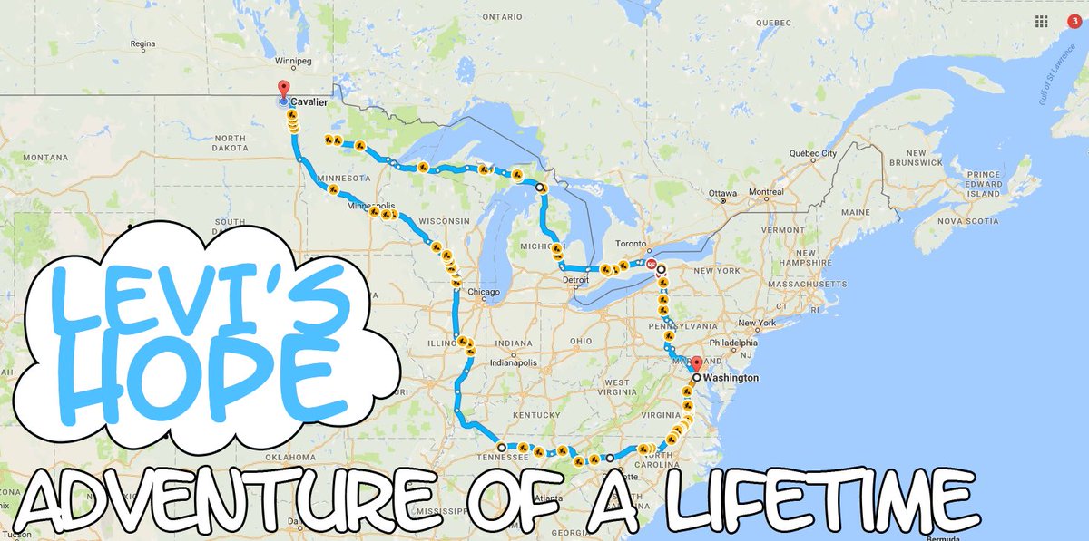 LevisHopeND's tweet photo. One motorhome. 2 adults, 4 children. 3,700 miles. 13 states. Yikes. We are coming for you @washingtondc #CMDSciFam https://t.co/52qS7TIv5Q