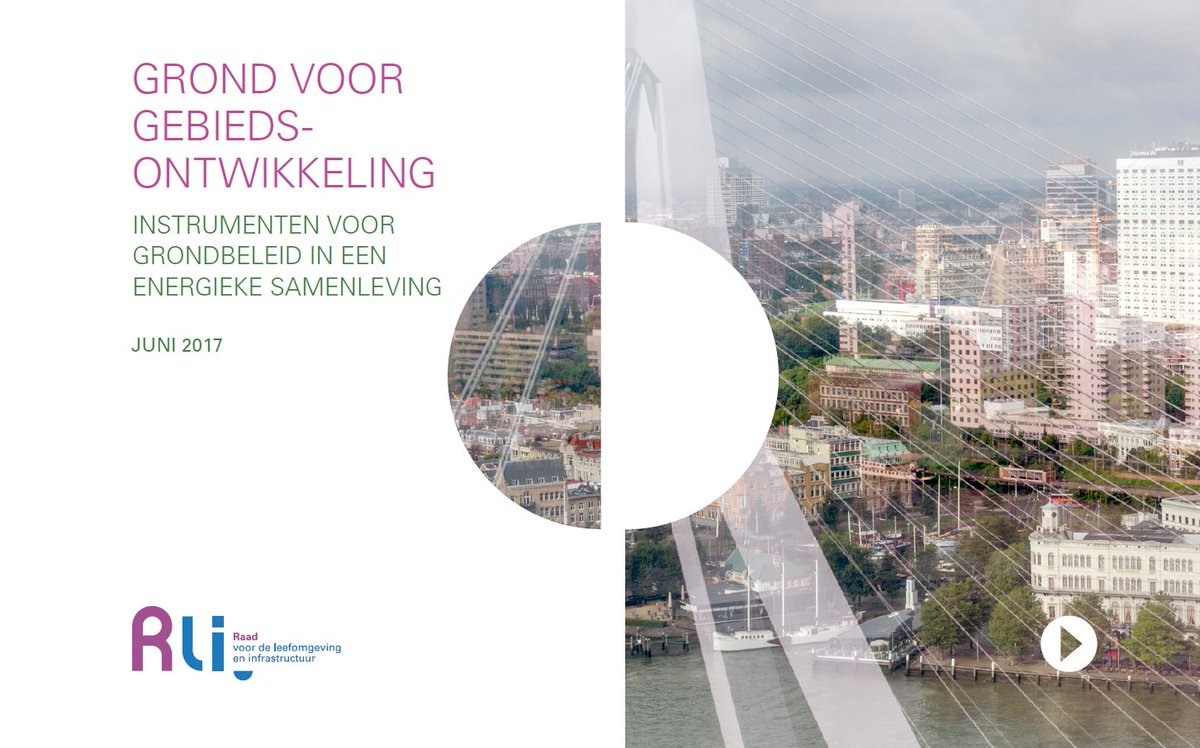 Trots op collega Aeisso Boelman met zijn bijdrage aan het #advies van #RLI over de toekomst van het #grondbeleid: bit.ly/2sZbvhI