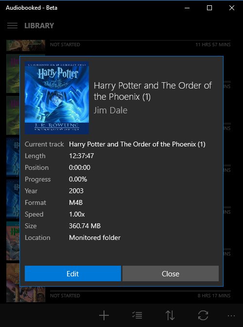 audiobooked's tweet photo. NEW in Audiobooked - Beta v10.1.19b: Take a look on the redesigned book details popup :) https://t.co/lEQxw7EVam