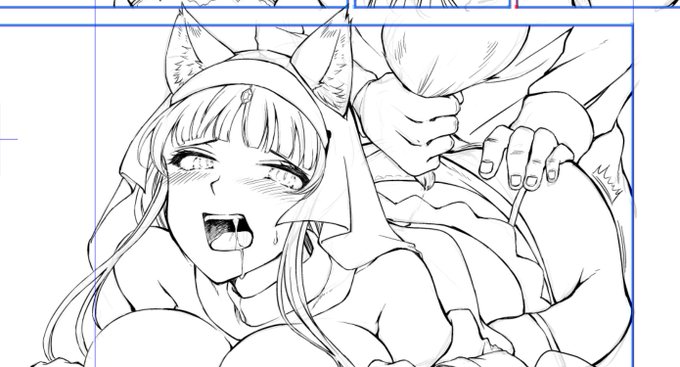 今やってる原稿えっちなやつ((((:q )))) 