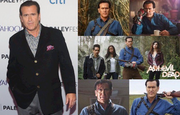 Hoy cumple 59 años Bruce Campbell (Ashley \Ash\ J. Williams en  Happy Birthday 