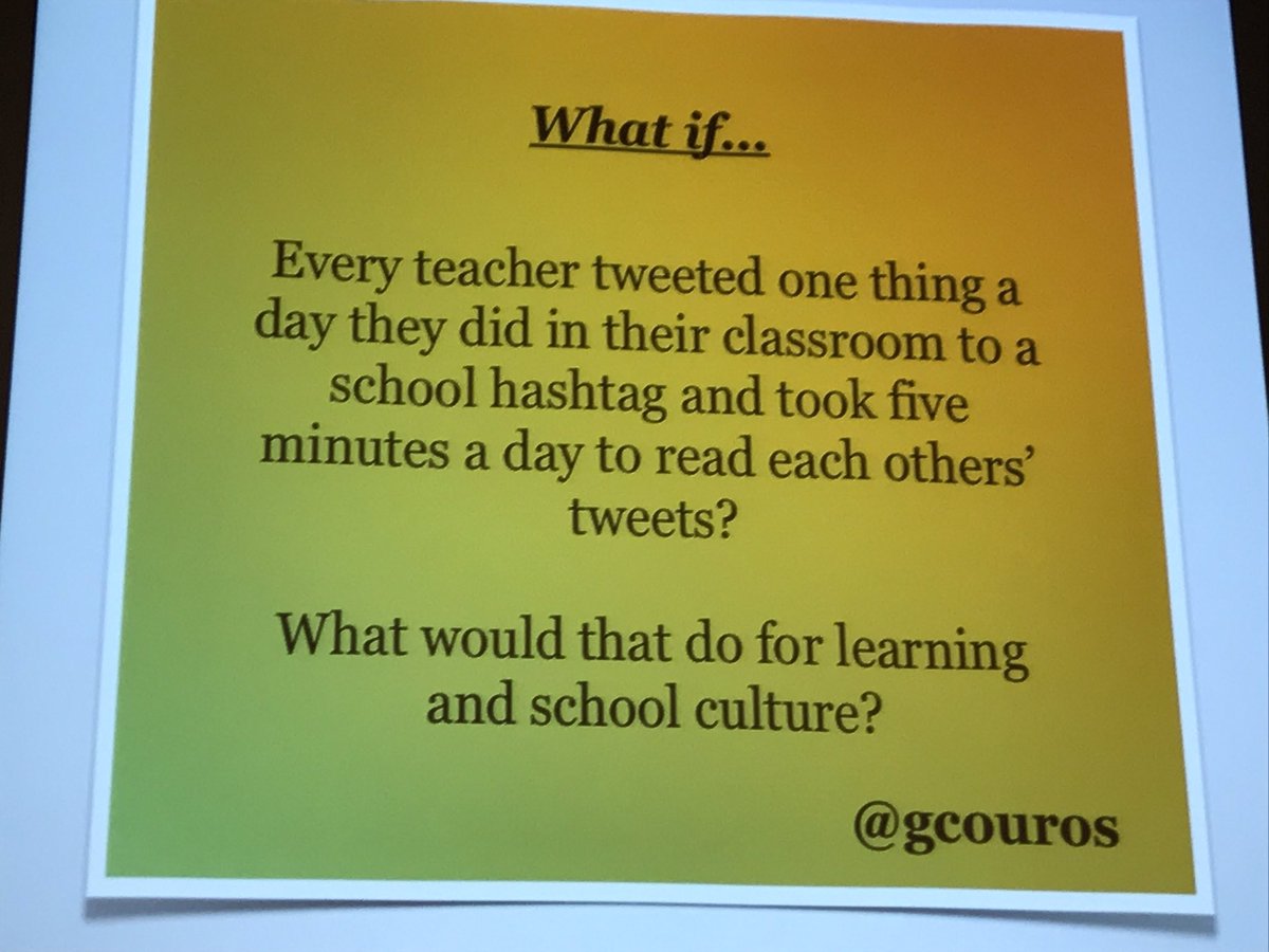 There is time for this.  There is always time for this. #MISDConverge17 <a href="/gcouros/">George Couros</a> #KidsDeserveIt #myMISD #mckedtech