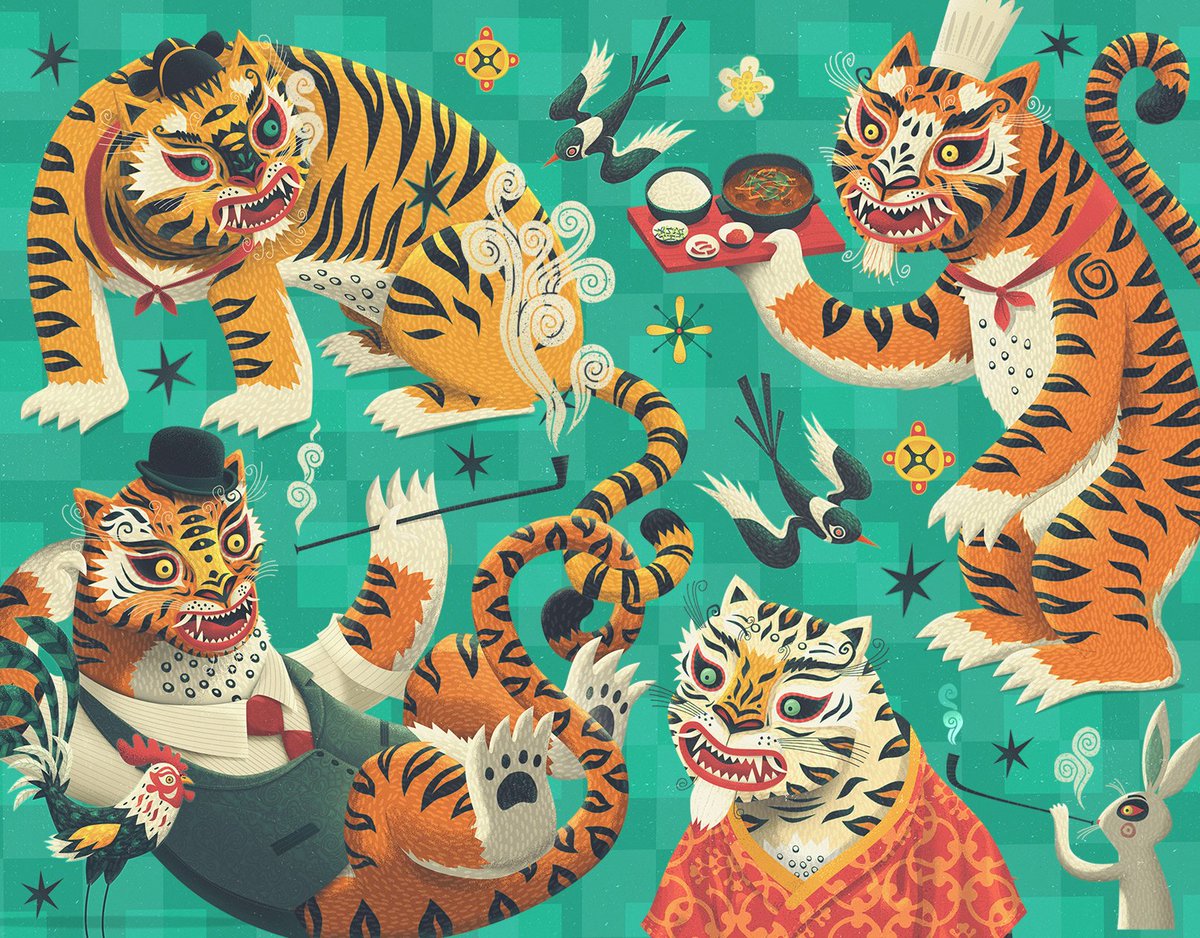 Las increíbles obras de <a href="/SteveSimpson/">Steve Simpson</a>: arte popular y colores retro culturavia.com/blog/2016/10/2…