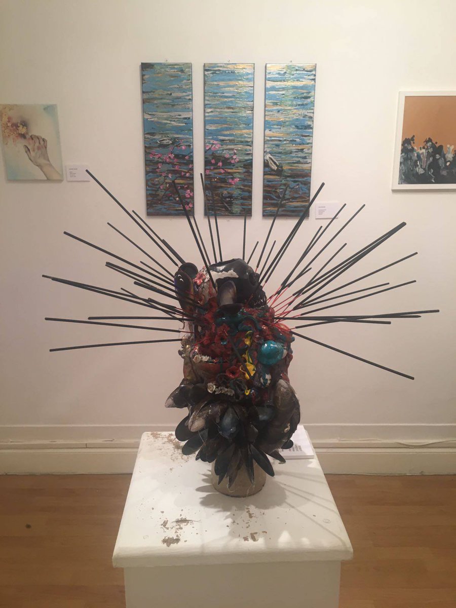 StrandGallery's tweet image. Don't miss Pébéo's wonderful exhibition at The Strand this week, presenting the work of up-and-coming artists working in mixed media.