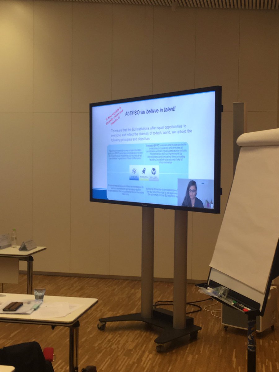 Yes we do! Proud to present to leading international organisations what EPSO does to ensure diversity in its selection procedures. SIG2017!