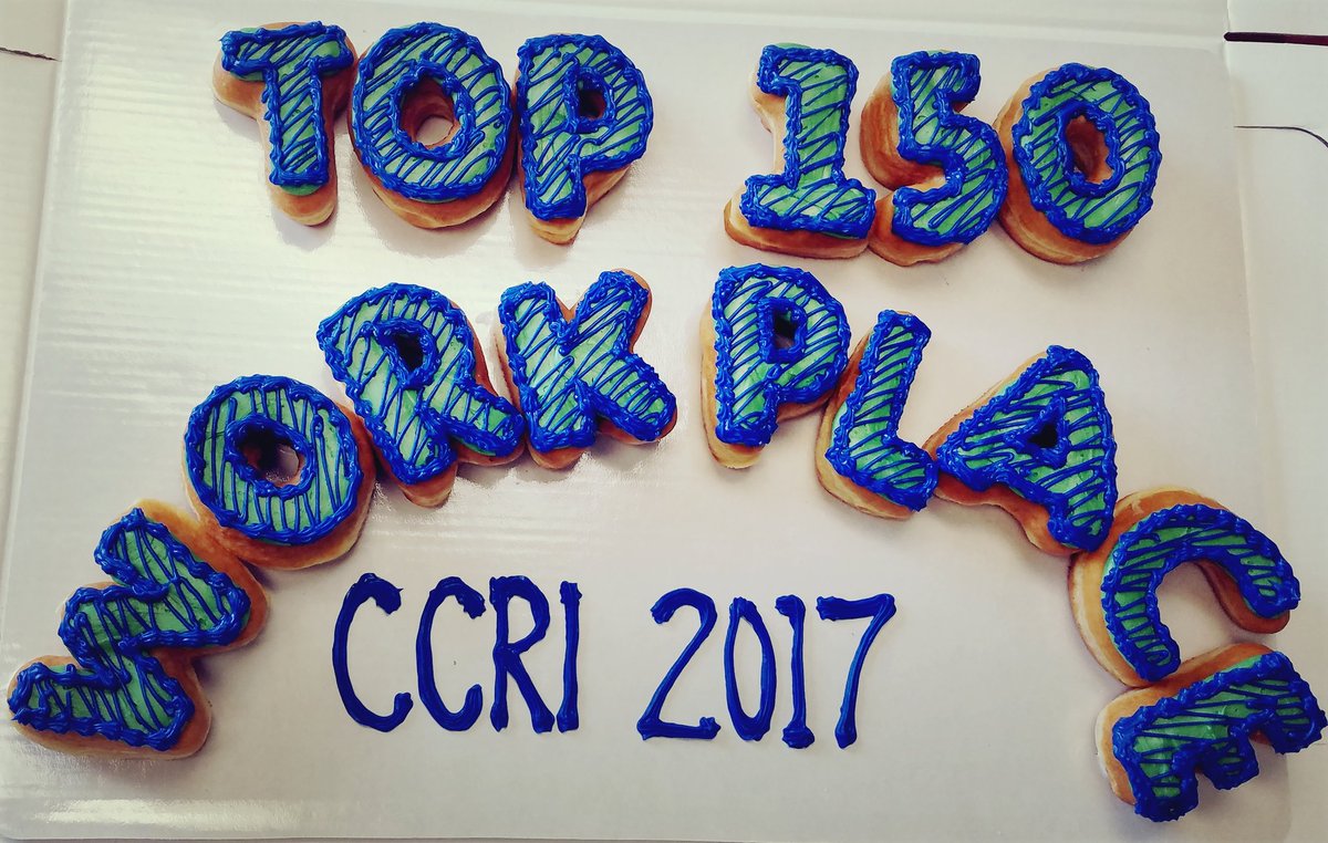 CCRIMoorhead's tweet photo. Good things come in threes! We are so excited to be named a MN #ST150Workplace! #CCRIThanksYou! https://t.co/jt6IJpxo8l