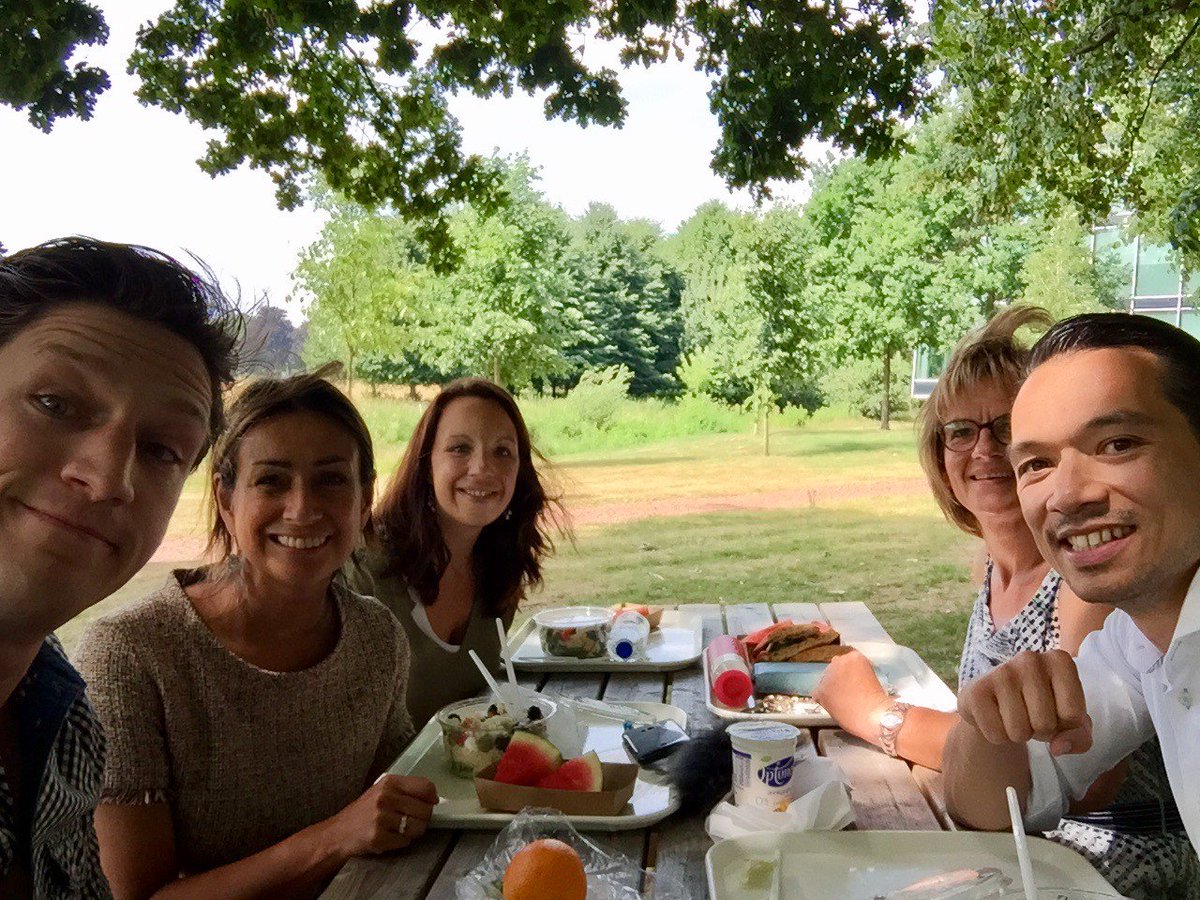 Enjoying our lunch at @sweconederland