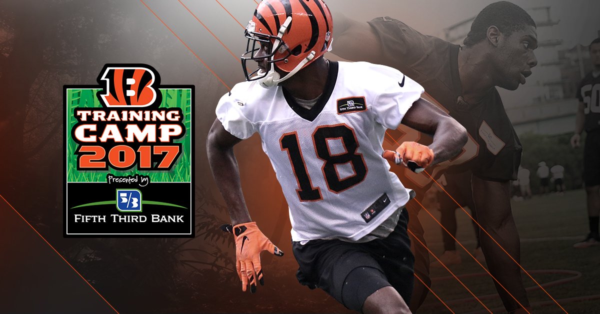 #Bengals release schedule for Training Camp 2017 pres. by @FifthThird   Schedule: go.bengals.com/2sFAJiN https://t.co/fQuVfyPY52