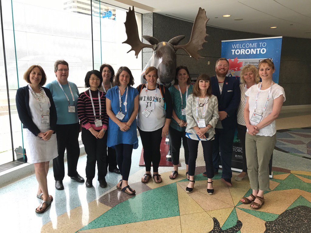 elsamwm's tweet photo. Midwives from @KingsCollegeLon in force at #ICMLive2017 Toronto https://t.co/vLFppkUsw5