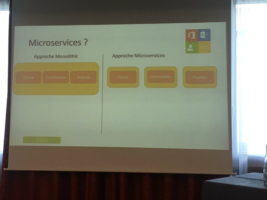 MicroSrvsCity's tweet photo. @felix_billon Avantages et inconvénients des #microservices #aOSGeneve https://t.co/3Gb82nVJ0T