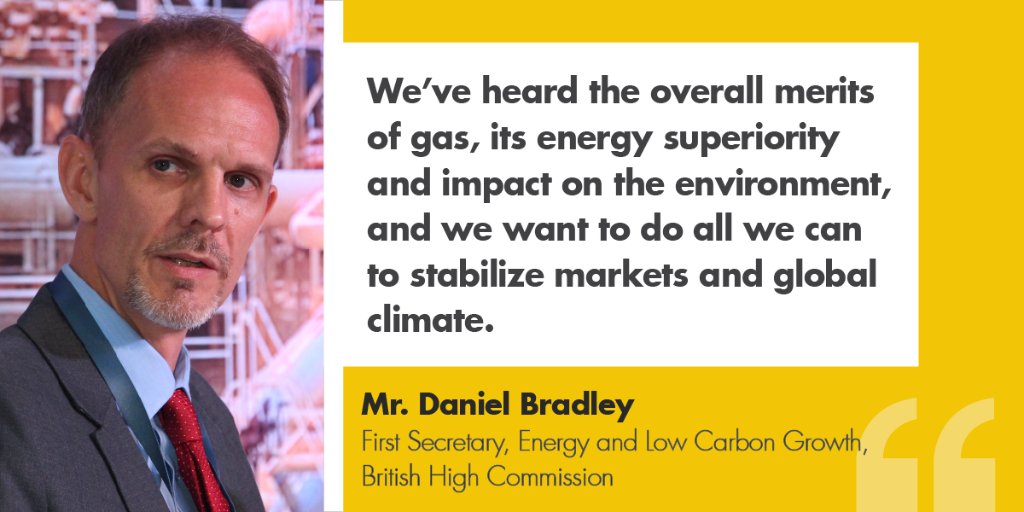 Shell_India's tweet photo. Daniel Bradley on how the UK is ready to collaborate and strengthen the gas market in India.  #ShellLNGOutlook @Gas4India https://t.co/piTVlXpw1Q