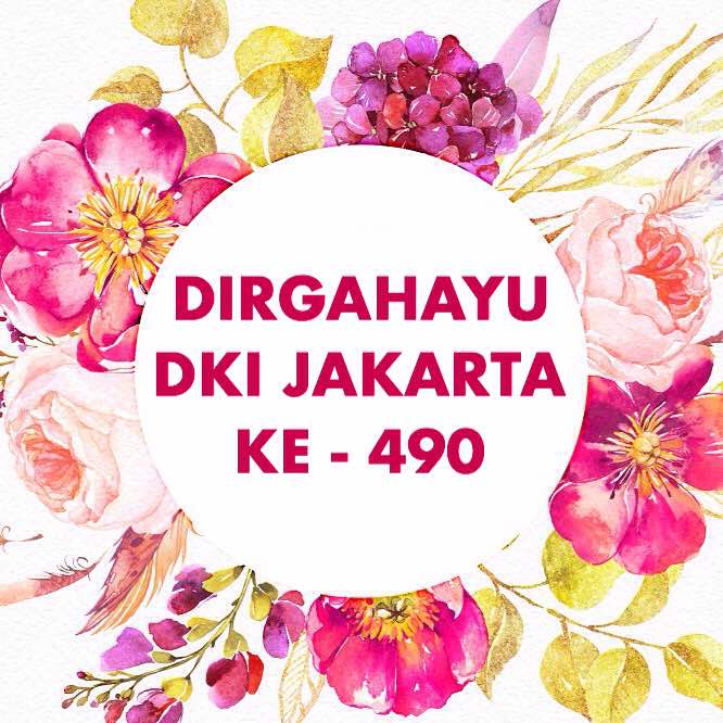 ptspkeblama's tweet photo. Selamat ulang tahun untuk ibu kota tercinta DKI Jakarta ke-490, semoga semakin jaya 🎂 https://t.co/Nnt3mR4B7b