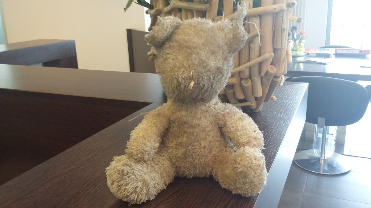 ijsseldalwonen's tweet photo. Van wie is dit lieve knuffeltje? Het lag bij ons voor op de stoep. We bewaren het voor de eigenaar bij onze receptie https://t.co/8apKdEvQ2J