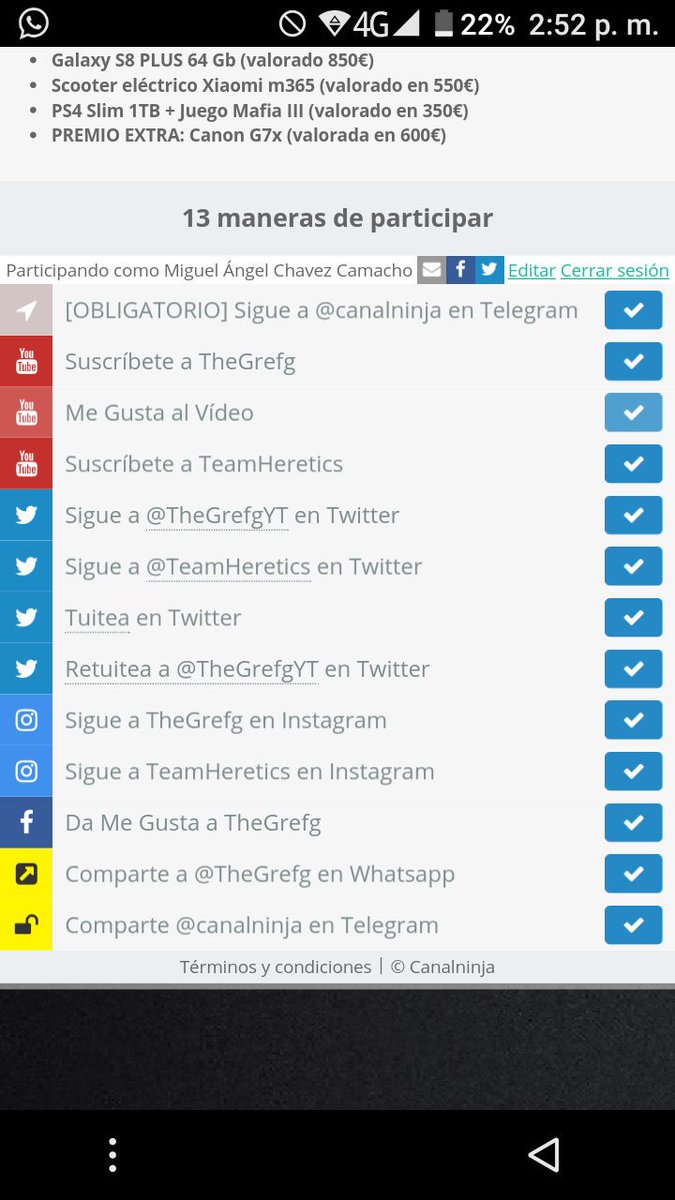 MaxXAngeliuX's tweet photo. @TheGrefgYT Espero y ganar algo en este sorteo siempre participo y nunca gano :'c
De todos modos felicidades por los 4 MILLONES crack :D!!
Sigue haci 😍😁 https://t.co/qeFP6ClIrz