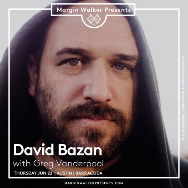 ATX, solo opening set tonite (Thu 6/22) w/ <a href="/davidbazan/">Dave Bazan</a> at <a href="/barracudaaustin/">Barracuda</a> Doors at 9, show at 10.
