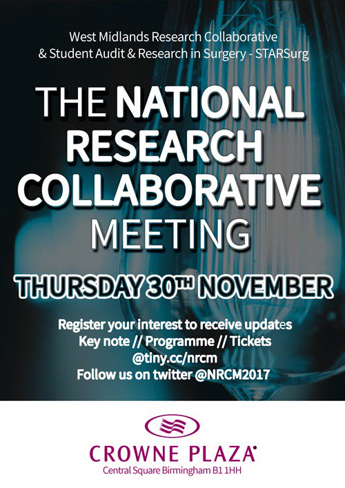 NRCM2022's tweet image. NRCM will be in Birmingham City Centre on 30 Nov 2017. All specialties welcome, incl students. Register for updates tiny.cc/nrcm