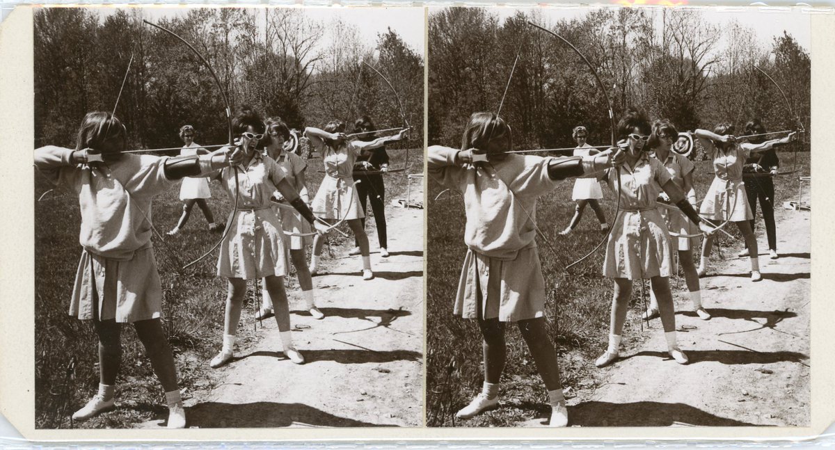 dhpsu's tweet photo. "Girls Physical Education" @PSBehrend #1965 #stereograph
#fromthearchives https://t.co/F0s8Gb6J1w