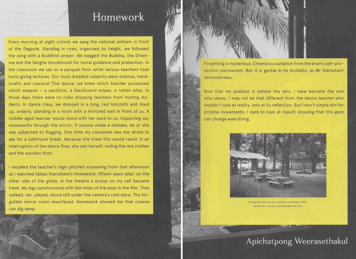 chriuh's tweet image. weerasethakul on kiarostami