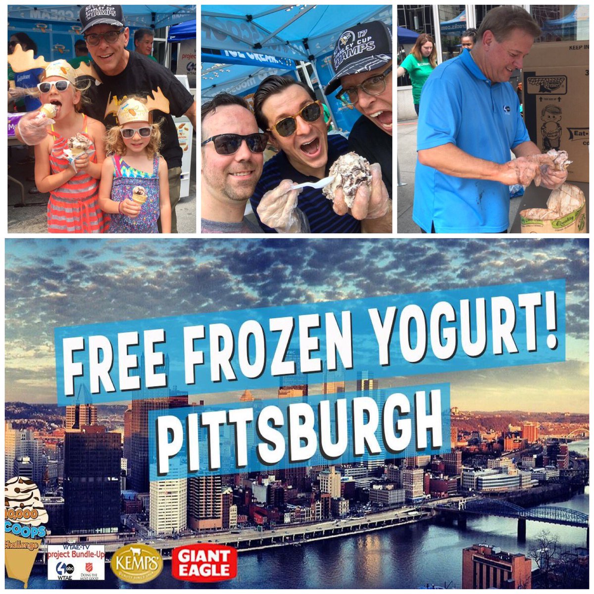YaJagoff's tweet image. Dished aht some @Moose_Tracks  for @SalArmyPGH @ProjectBundleUp today w @GuyJunkerWTAE @rickaroundhere @LeeTerbosic @FlickFM  
#10000Scoops